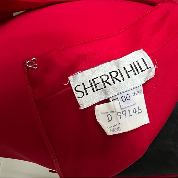 Sherri Hill Red Side Split Dress - Picture 8 of 8